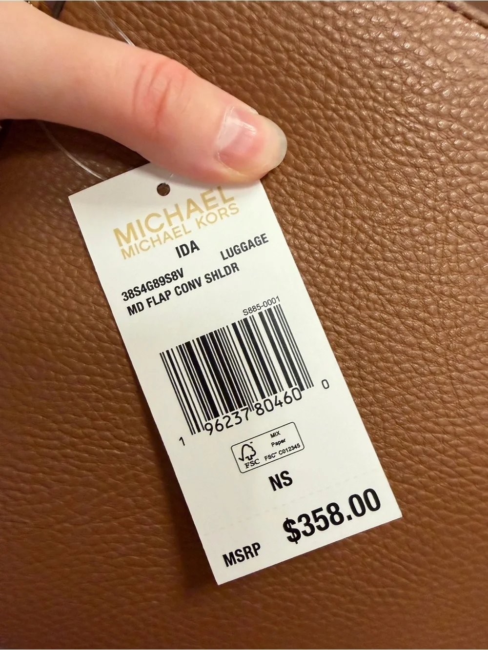 Michael Kors Ida Medium Flap Convertible Shoulder Bag – Luggage